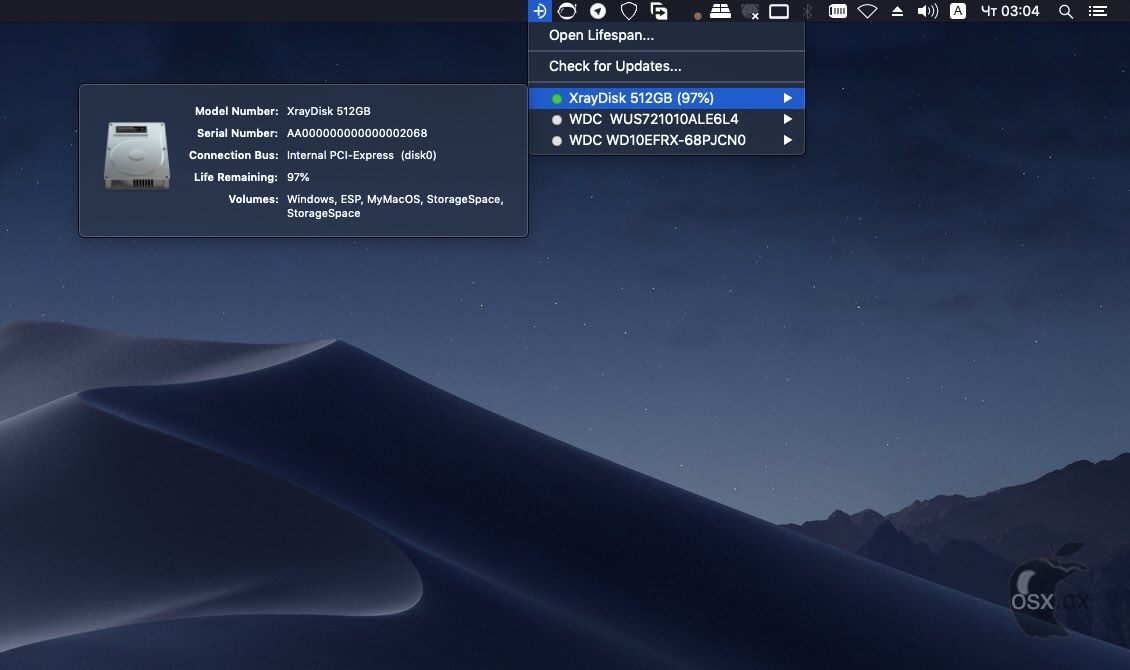 Lifespan For Mac v2.0.1 macOS硬盘寿命检测软件