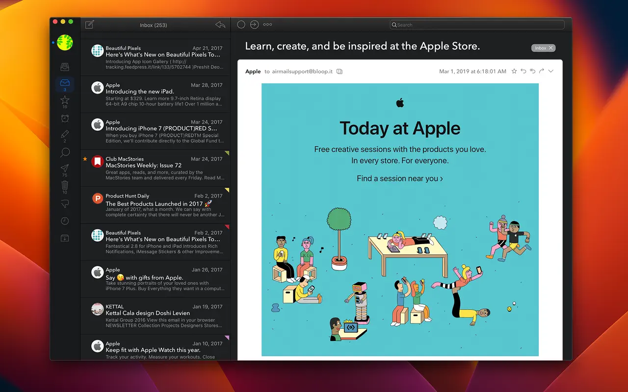 Airmail 5 For Mac v5.8.12 专业的Email客户端