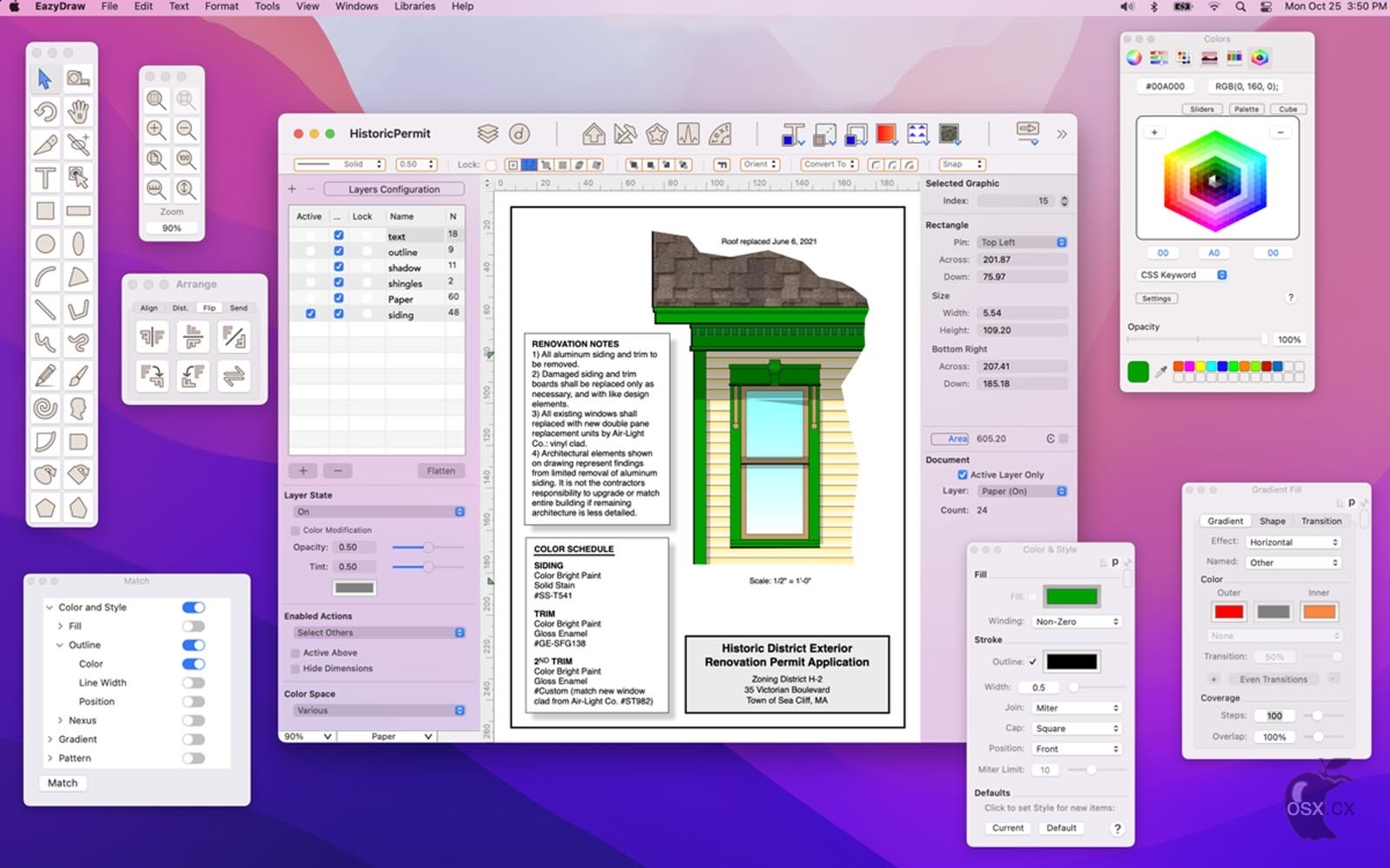 EazyDraw For Mac v11.12.0 专业的矢量绘图软件