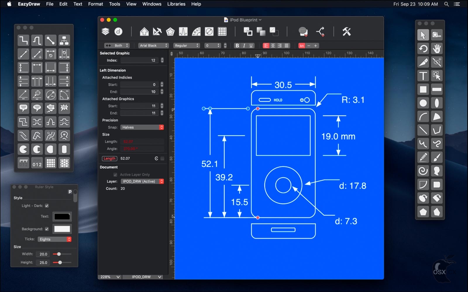 EazyDraw For Mac v11.12.0 专业的矢量绘图软件
