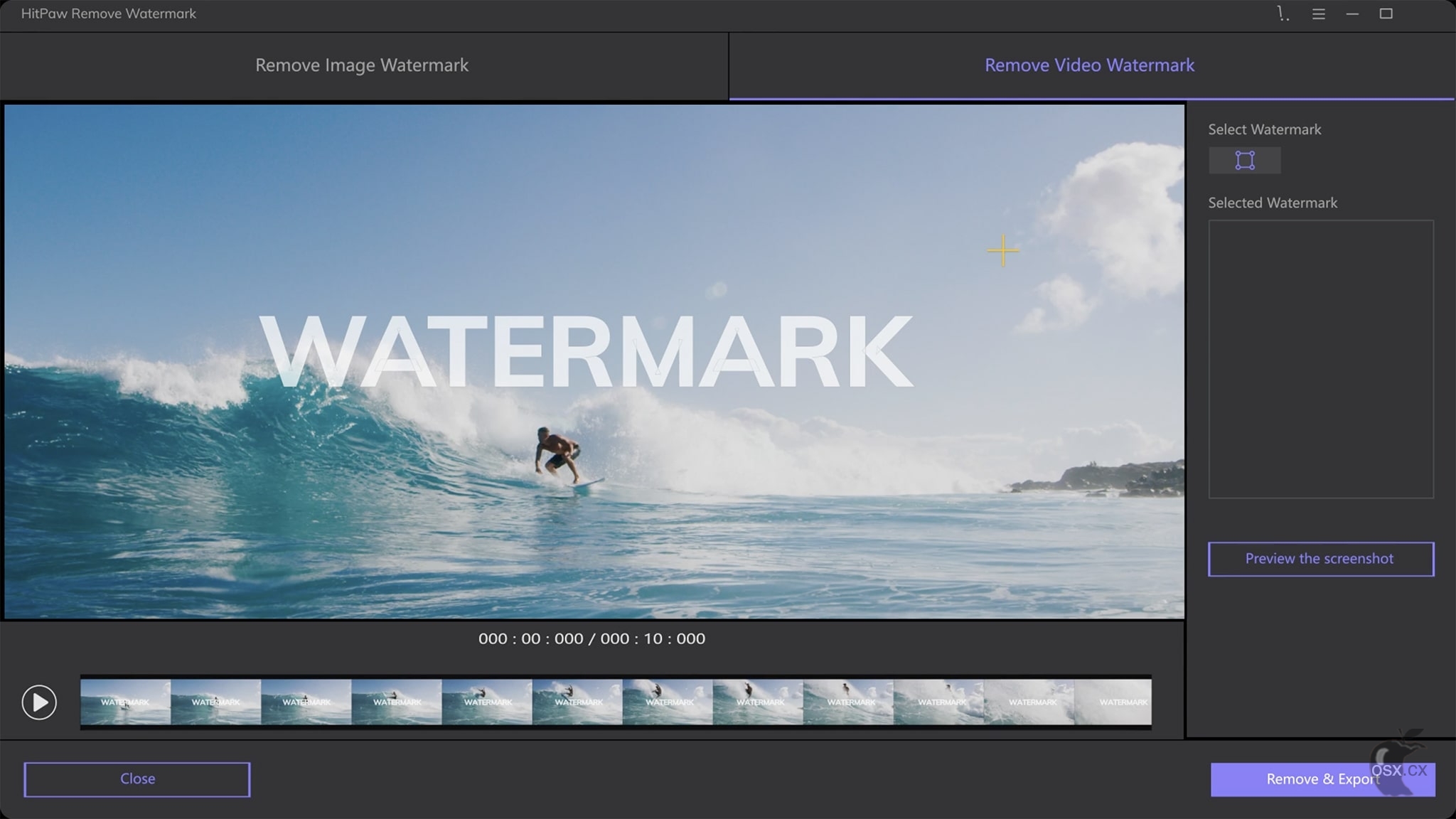 HitPaw Watermark Remover For Mac v2.4.6 专业的照片视频去水印工具