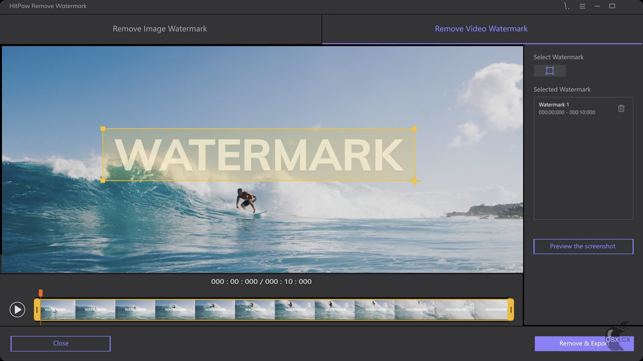 HitPaw Watermark Remover For Mac v2.4.6 专业的照片视频去水印工具