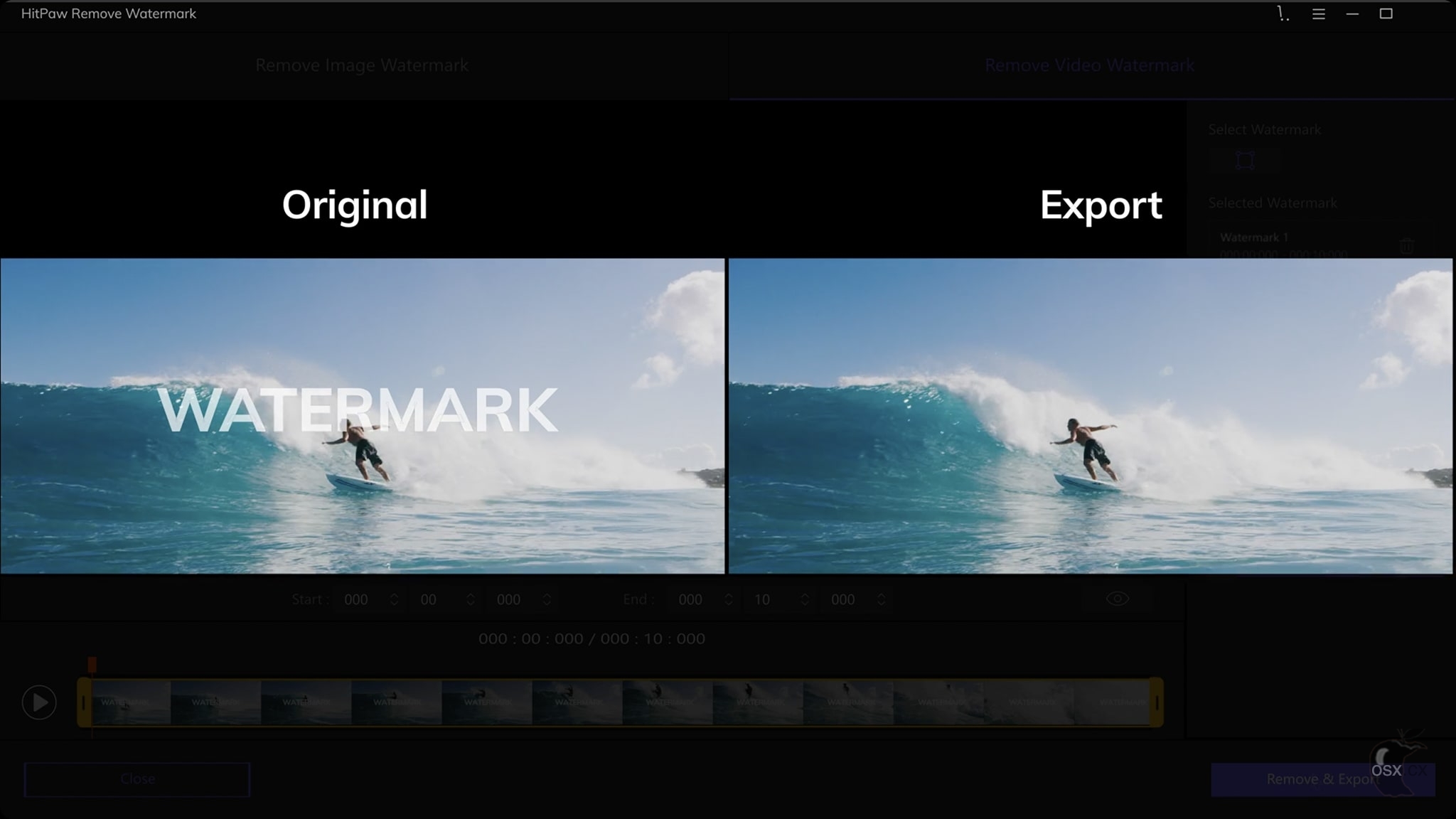 HitPaw Watermark Remover For Mac v2.4.6 专业的照片视频去水印工具