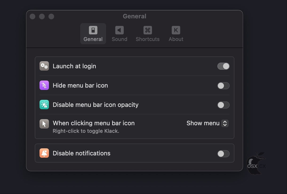 Klack For Mac v1.7.1 实用的macOS自定义键盘打字音效
