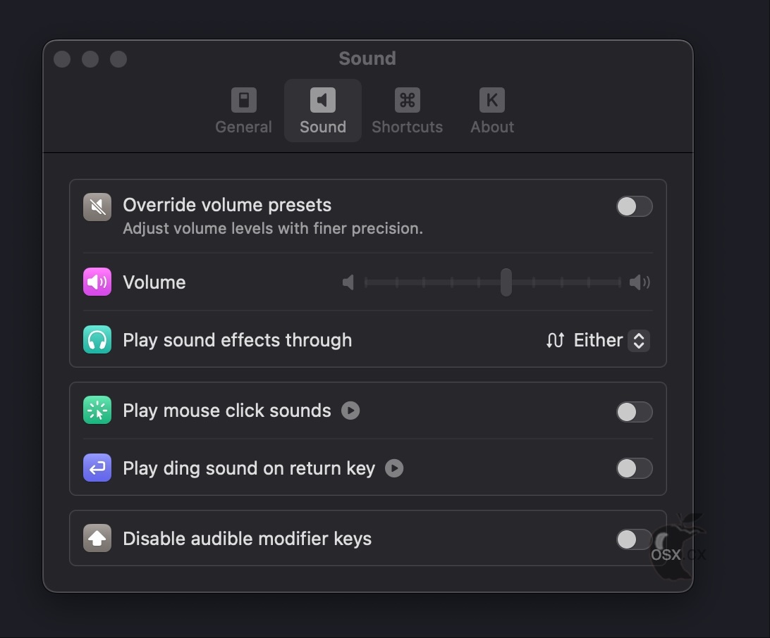 Klack For Mac v1.7.1 实用的macOS自定义键盘打字音效
