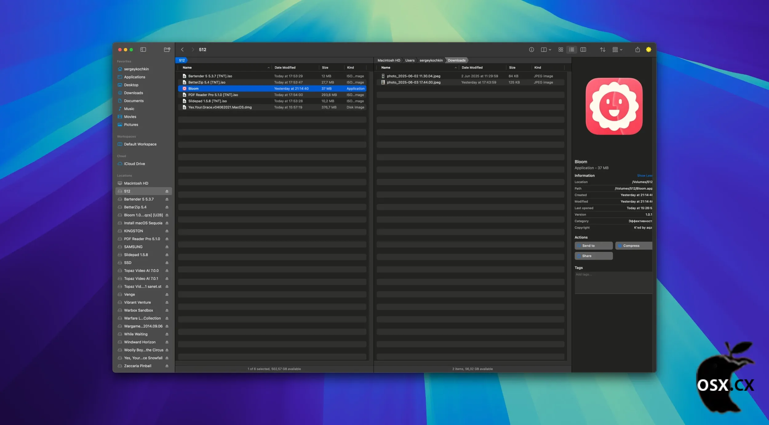 Bloom For Mac v1.4.2 强大的Finder访达替代工具