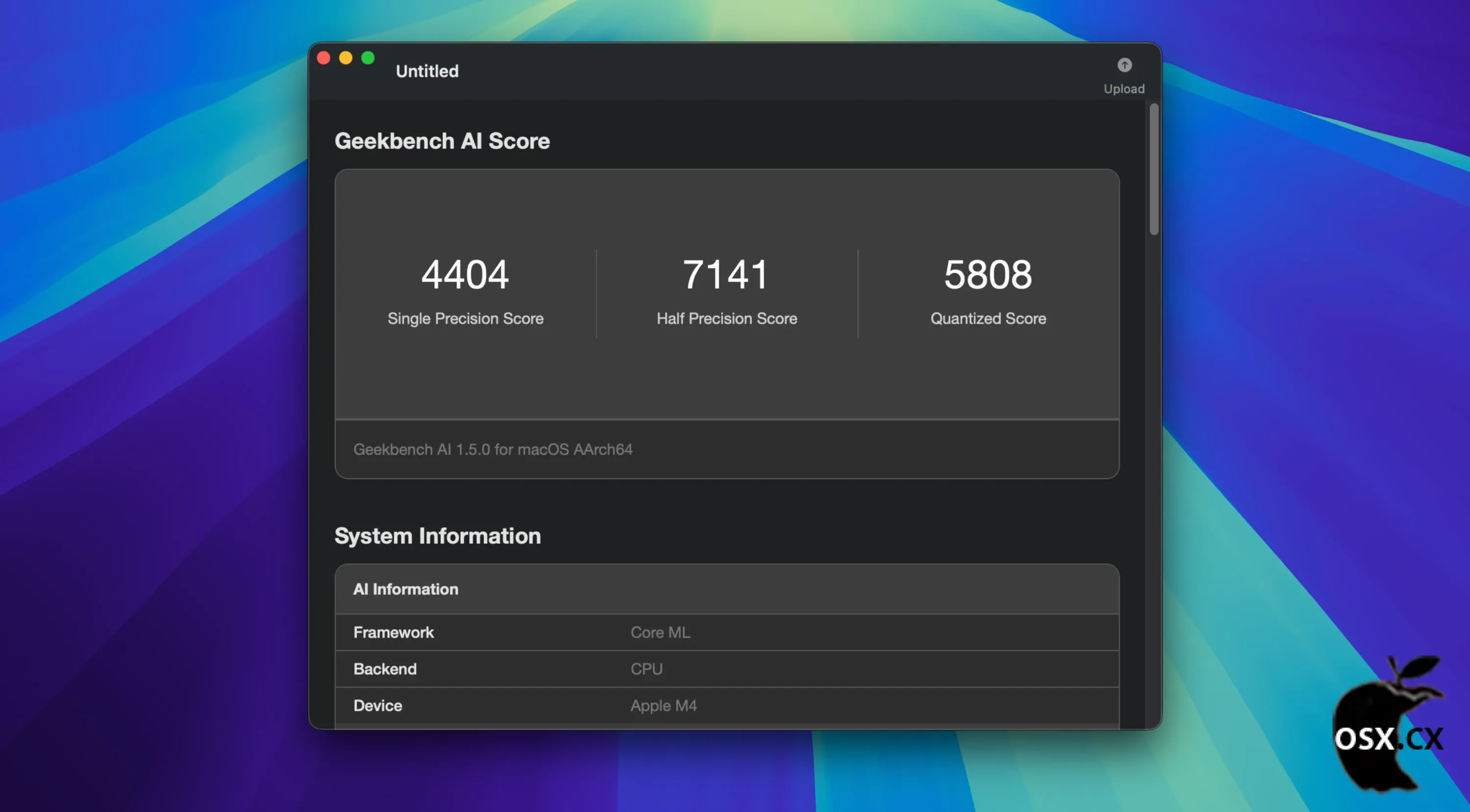 Geekbench AI For Mac v1.5.0 AI基准硬件性能测试工具