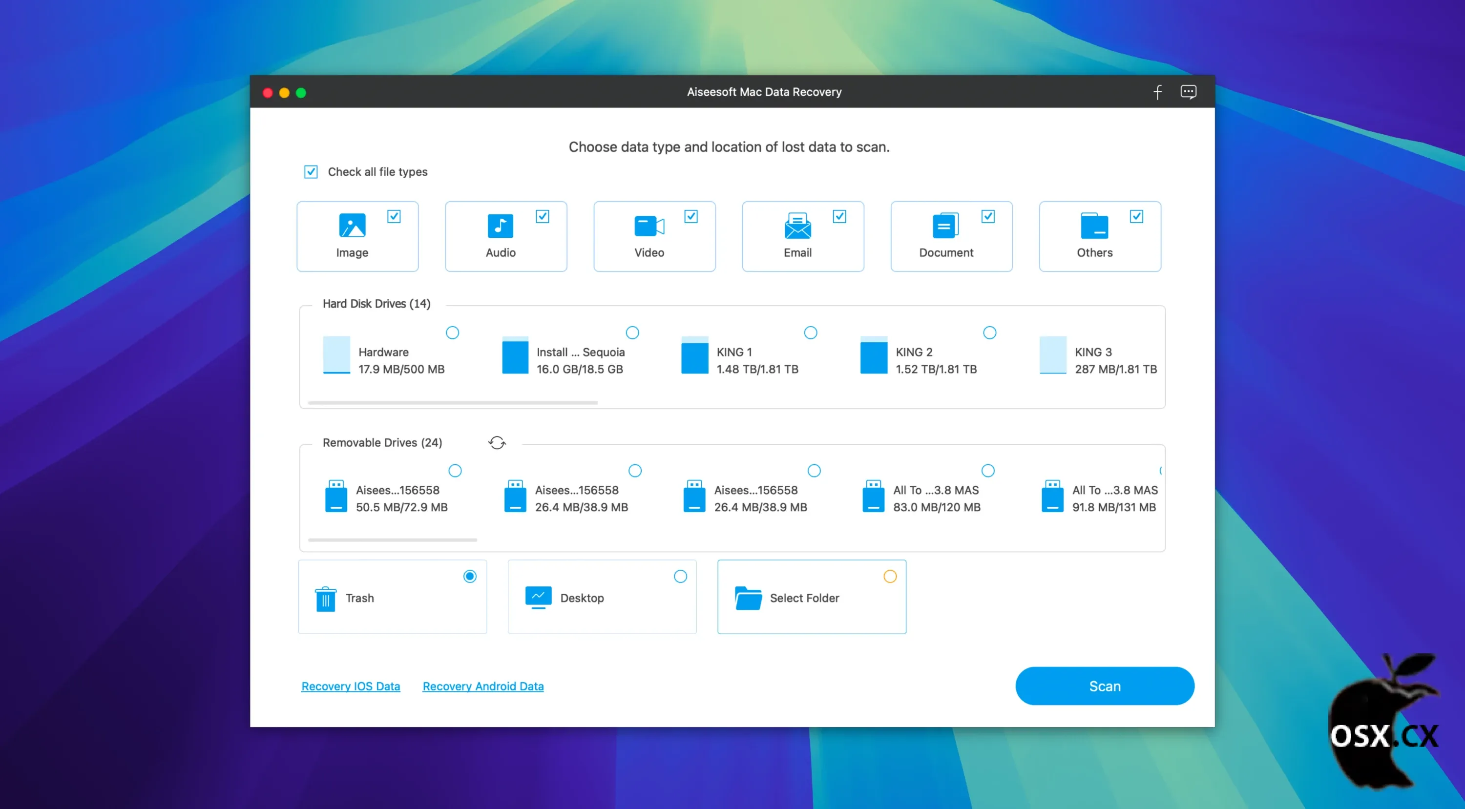 Aiseesoft Data Recovery For Mac v1.8.32 专业的Mac数据恢复软件