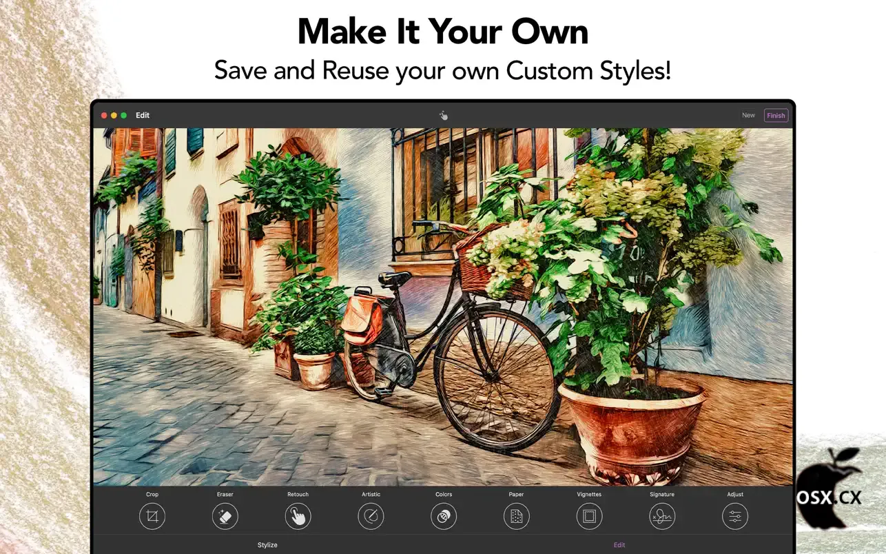 Graphite For Mac v4.3.5 强大的照片艺术素描软件