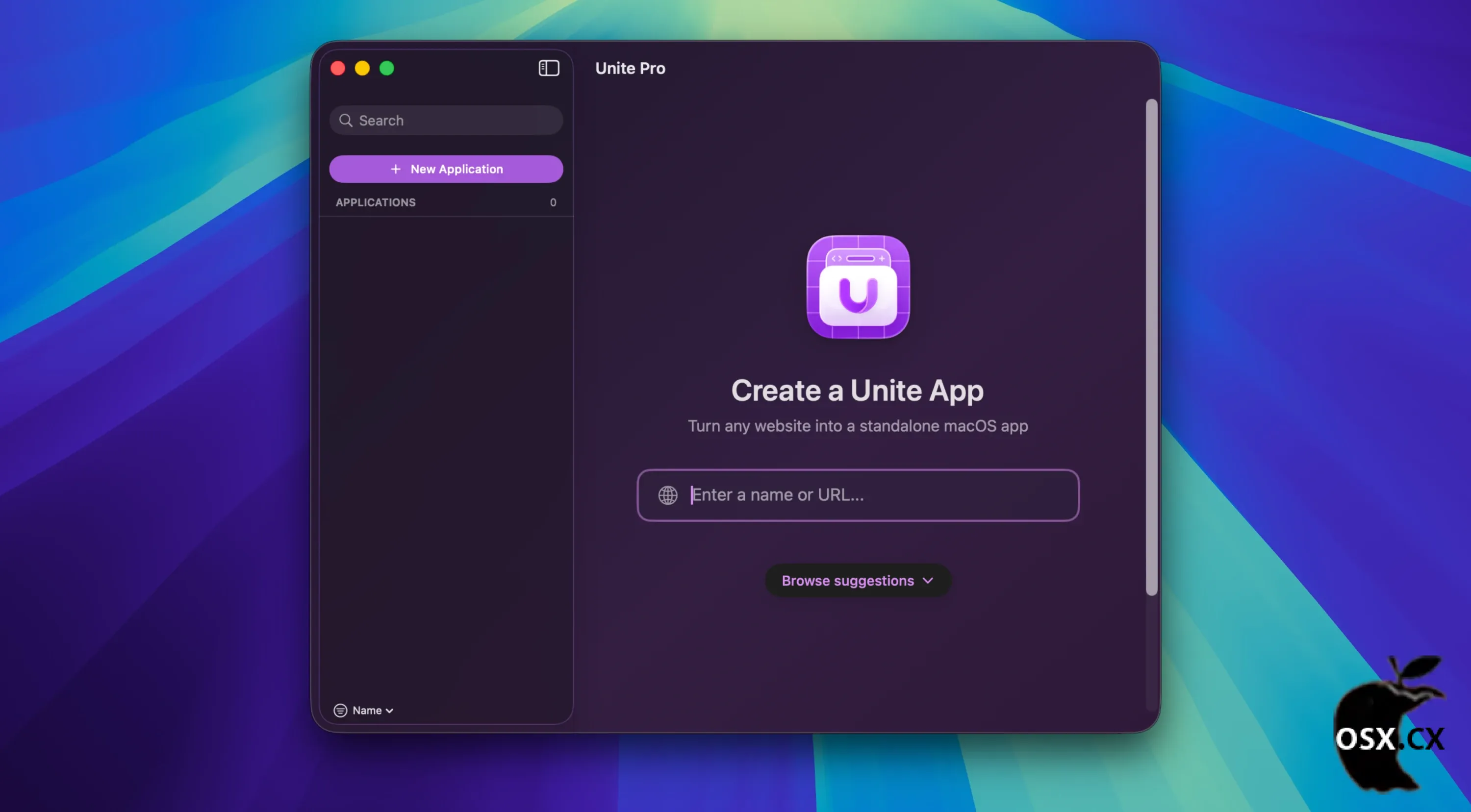 Unite Pro For Mac v1.2.1 将网站打包制成macOS原生应用工具