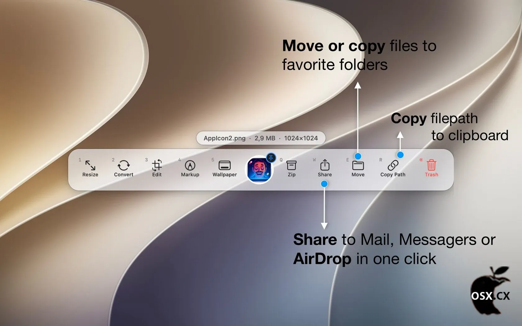 FilePane For Mac v2.0.8 macOS拖放文件管理软件