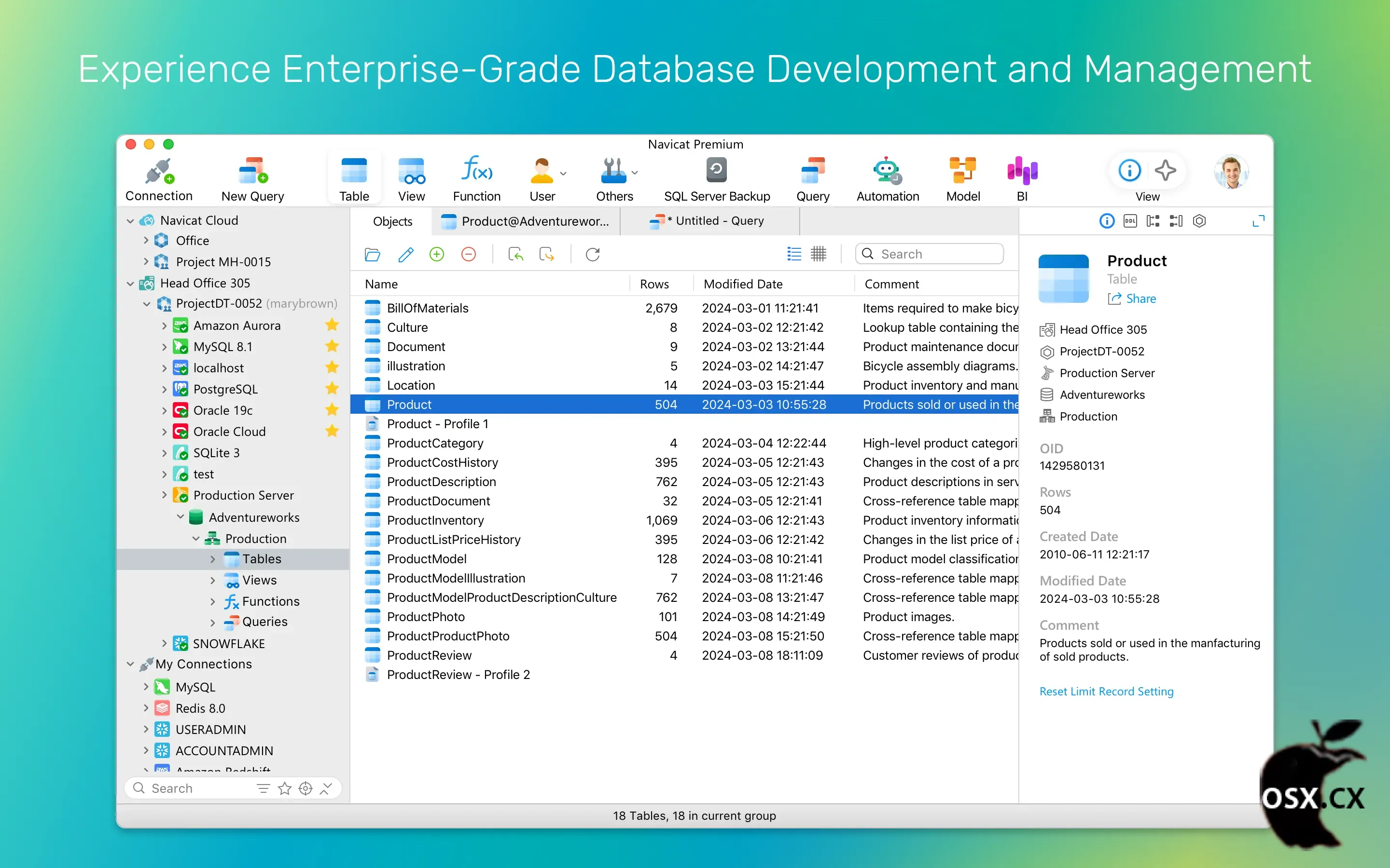 Navicat Premium For Mac